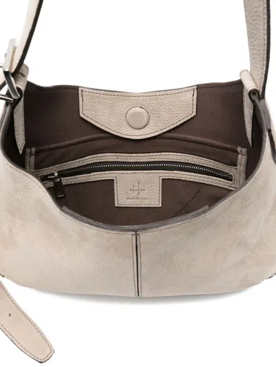 Hags Leather Shoulder Bag In Neutral