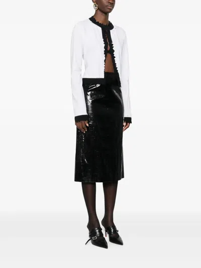 Pre-owned Chanel 2001 Cropped Jacket In White