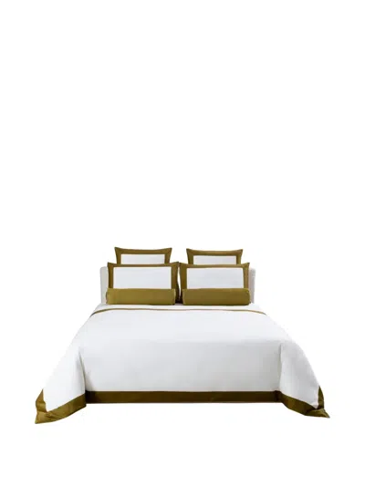 Frette Allure Piped Neck Roll In Green