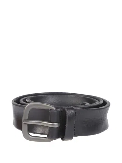 Orciani Leather Belt In Black
