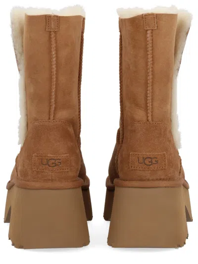 Ugg Classic Esmee Twinface Shearling Boots In Brown