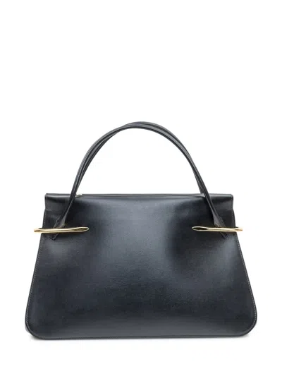 Givenchy Medium Pinch Leather Top Handle Bag In Black