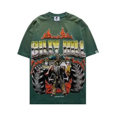 Pre-owned Warren Lotas Junkyard Lady T-shirt 'green' | Men's Size L