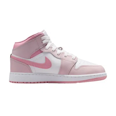 Pre-owned Air Jordan 1 Mid Gs 'pearl Pink White' | Kid's Size 5