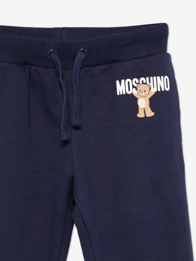 Moschino Kids Teddy Bear Logo Joggers In Multi