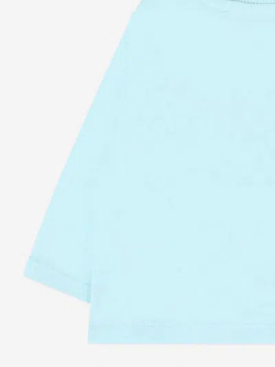 Moschino Baby Long Sleeve Logo T-shirt In Multi