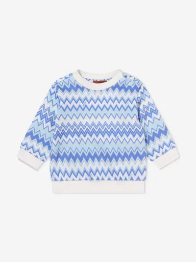 Missoni Baby Boys Zigzag Tracksuit In Blue