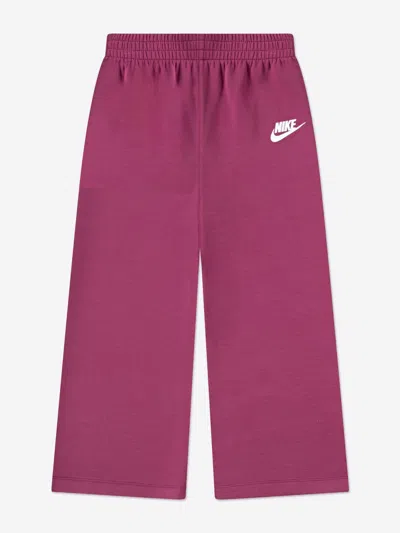 Nike Girls Crew Wide Leg Tracksuit In Multi