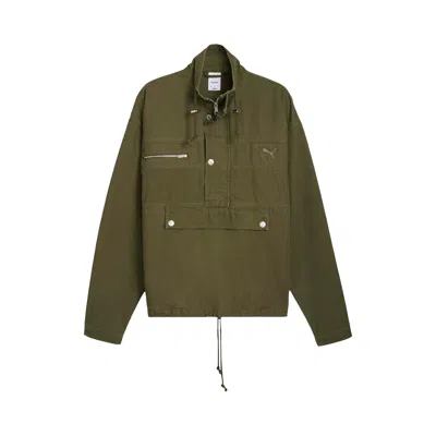 Pre-owned Puma X Represent Jacket 'night Pine' | Green | Men's Size S