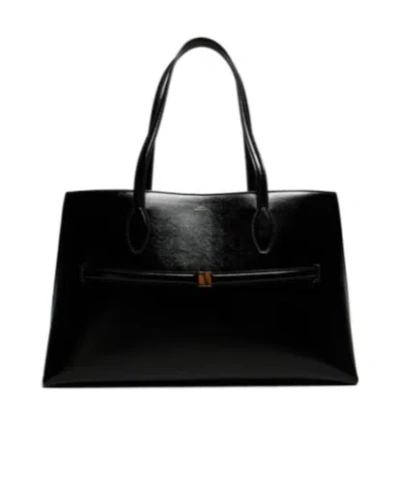 Totême Naplack Handbag In Black
