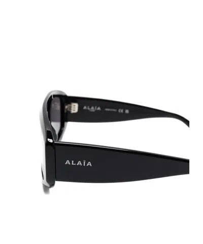 Alaïa Frame Sunglasses In Black