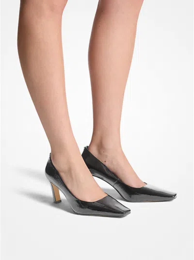 Michael Kors Dorothy Flex Leather Pumps In Black