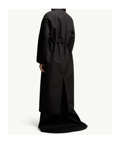 Moncler X Ee72 By Edward Enninful Winifred Trench Coat In Black