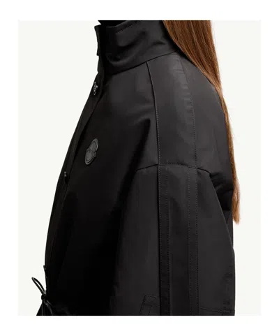 Moncler X Ee72 By Edward Enninful Winifred Trench Coat In Black