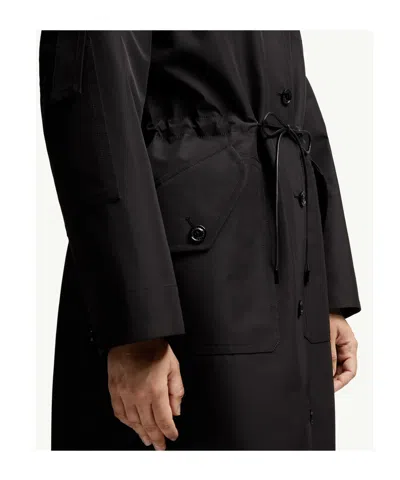 Moncler X Ee72 By Edward Enninful Winifred Trench Coat In Black