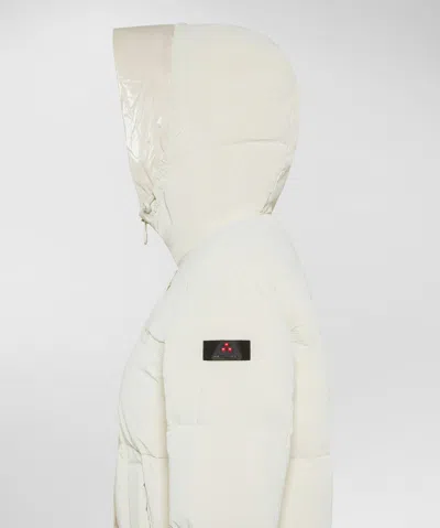 Peuterey Matt And Shiny Nylon Down Jacket In White