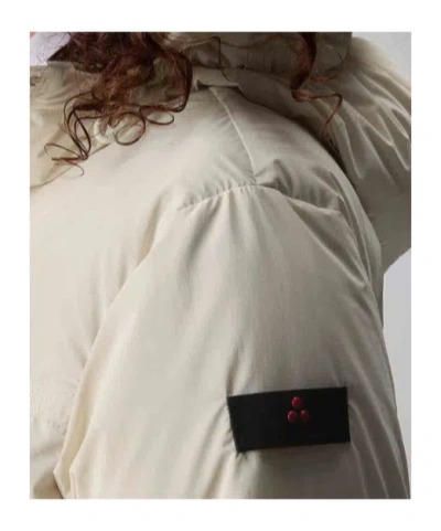 Peuterey Matt And Shiny Nylon Down Jacket In White