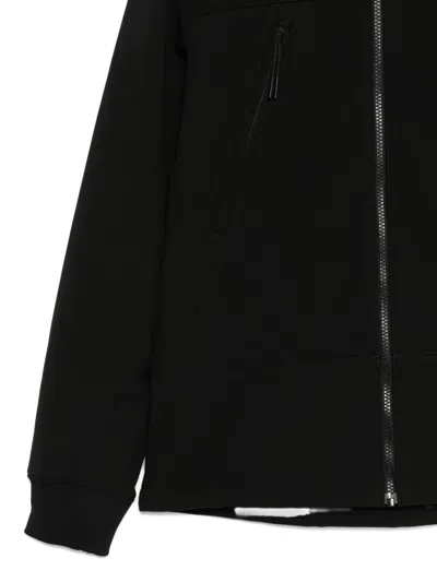 C.p. Company Zip-up Hoodie In Black