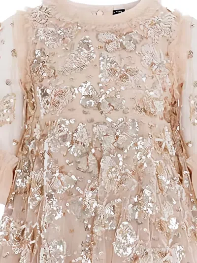 亮片缀饰荷叶边小礼服