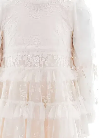 荷叶边分层式连衣裙