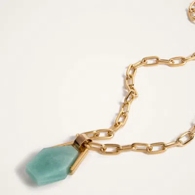 La Doublej Portal Chain Geometric Necklace In Gold