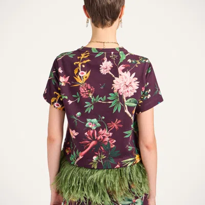 La Doublej La Scala Tee In Brown