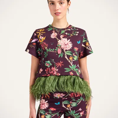 La Doublej La Scala Tee In Brown