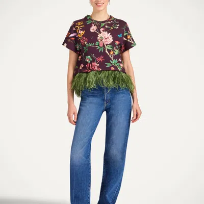 La Doublej La Scala Tee In Brown