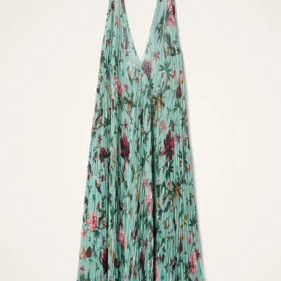 La Doublej Twirling Long Dress In Green