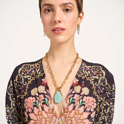 La Doublej Belted Pleated Printed Crepe De Chine Maxi Dress In Multi