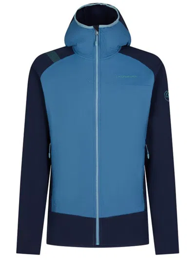 La Sportiva Men Blue Polyester Sweatshirt In Blue