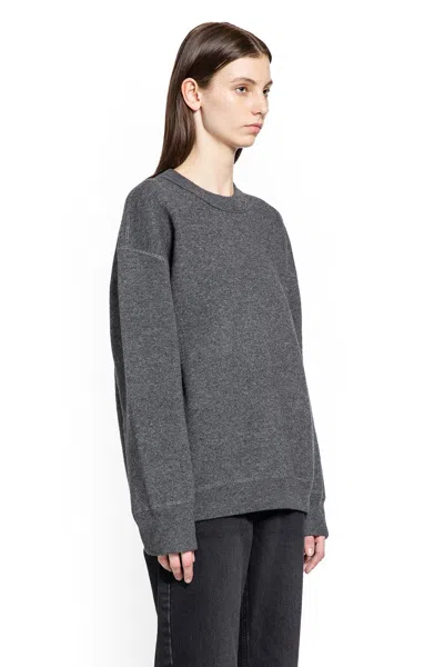 Studio Nicholson Grey Double Wool And Cashmere Moray Sweater In Gray