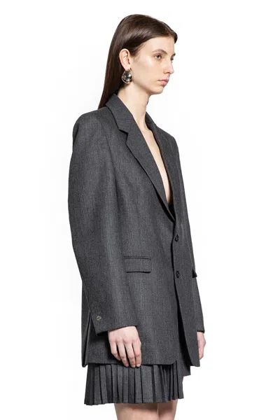 Coperni Single-breasted Long Sleeve Suit Jacket In Gray