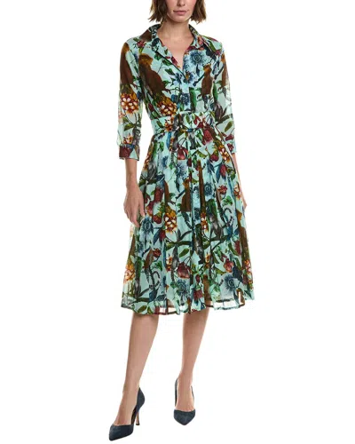 Samantha Sung Audrey 4 Shirtdress In Multi