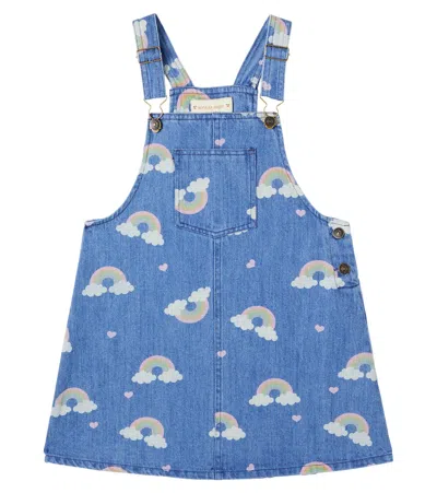 Konges Sløjd Magot Printed Denim Dress In Blue
