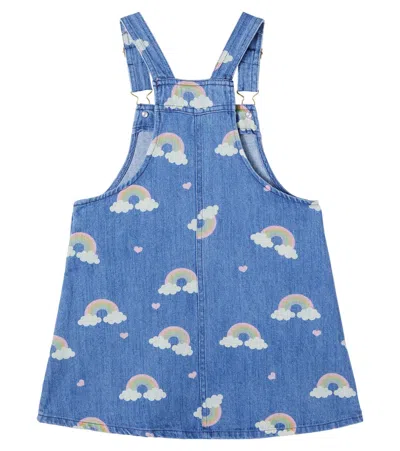 Konges Sløjd Magot Printed Denim Dress In Blue