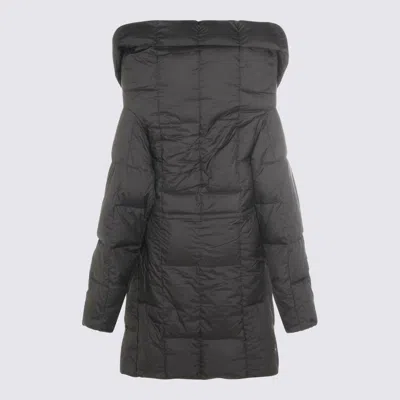 Add Matte Finish Short Quilted Jacket With Adjustable Features In Black
