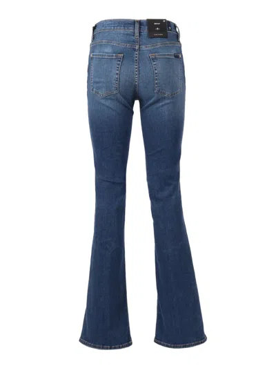 7 For All Mankind Bootcut Royalty Jeans In Blue