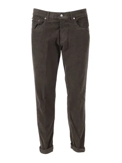 Dondup Corduroy Trousers In Brown