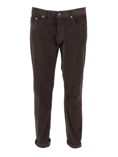 Dondup Corduroy Trousers In Brown