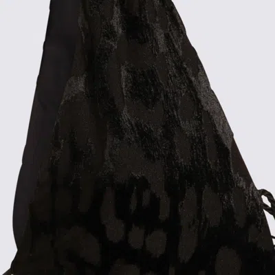 Roberto Cavalli Black Viscose Dress In Black