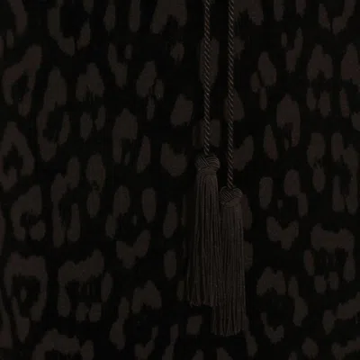 Roberto Cavalli Black Viscose Dress In Black