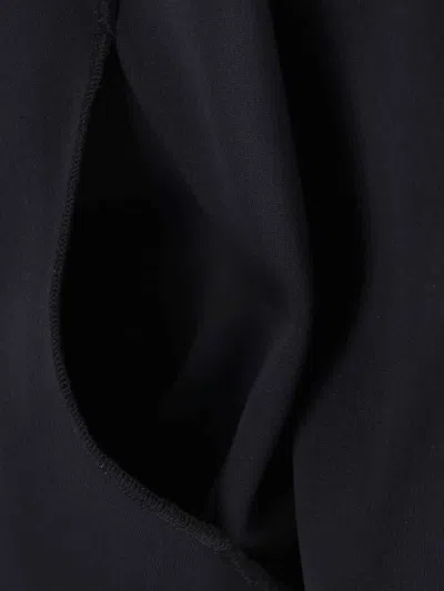 Casablanca Mens Oversized Panel Logo Jersey Hoodie Black In Black