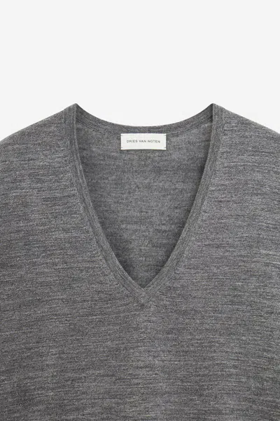 Dries Van Noten Knitwear In Gray