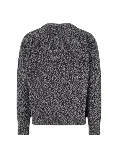 Studio Nicholson V-neck Long Sleeve Cardigan Pockets In Multi