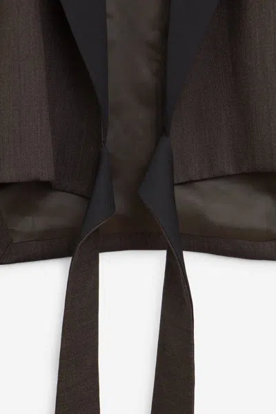 Our Legacy Wrap Blazer In Brown