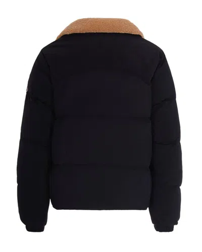 Pyrenex Corduroy Collar Jacket In Black