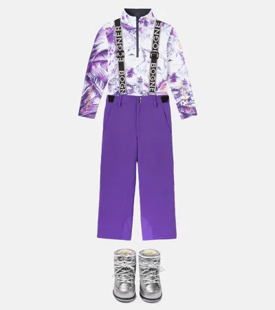 YUKI LOGO滑雪背带裤