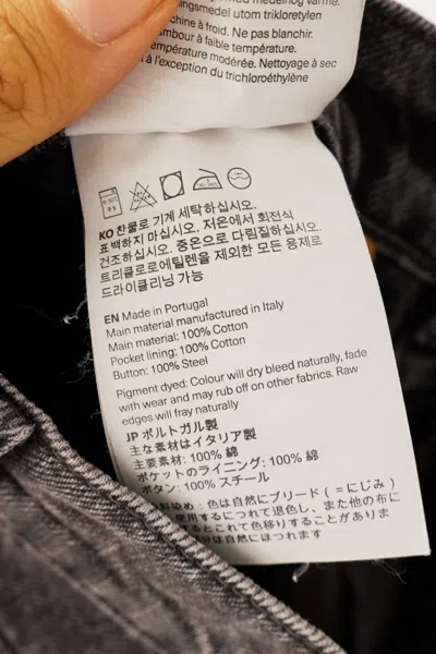 Our Legacy Third Cut Jeans In Gray