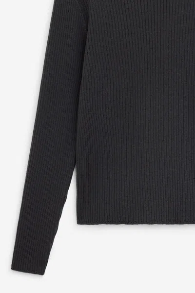 Our Legacy Compact Roundneck Knitwear In Black